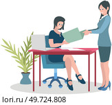 Office workers. Vector illustration. A worker employee demonstrates resilience and adaptability in their work An office manager fosters collaborative and inclusive team culture A business person. Office workers. Office work requires effective time management and prioritization skills A worker employee demonstrates. Стоковая иллюстрация, агентство Ingram Publishing / Фотобанк Лори
