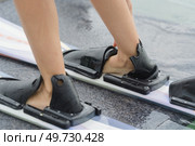 close up of water ski feet. Стоковое фото, агентство Ingram Publishing / Фотобанк Лори