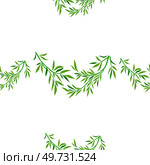Flower pattern vector illustration. The botanical themed wallpaper brought outdoors inside with its vibrant floral patterns The repeat pattern on fabric added visual interest and depth to design. Flower pattern. The blossoming flowers symbolized growth and renewal. Стоковая иллюстрация, агентство Ingram Publishing / Фотобанк Лори