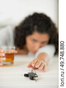 concept of danger of driving under the influence of alcohol. Стоковое фото, агентство Ingram Publishing / Фотобанк Лори