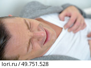 man stress heart attack illness burnout anxiety. Стоковое фото, агентство Ingram Publishing / Фотобанк Лори