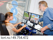 instruction for driving simulation. Стоковое фото, агентство Ingram Publishing / Фотобанк Лори