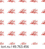 Sakura pattern vector illustration. The flowery atmosphere created by sakura blossoms transported viewers to realm tranquility The repeating pattern sakura blooms symbolized timeless cycle birth. Sakura pattern. The spring flowers added touch vibrancy to seamless pattern. Стоковая иллюстрация, агентство Ingram Publishing / Фотобанк Лори