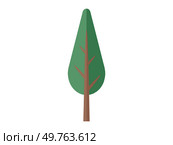 Tree vector illustration. The growing presence vegetation enhances ecological balance Trees play crucial role in maintaining health and vitality environment Nature thrives through interconnectedness. Tree. The changing seasons bring about diverse transformations in natural world. Стоковая иллюстрация, агентство Ingram Publishing / Фотобанк Лори