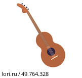 Musical instruments vector illustration. Explore symphony classical instruments, each contributing to harmony Instruments, both acoustic and classical, unite in harmonious festival. Brown guitar. Musical instruments. Immerse yourself in rhythmic beauty orchestral entertainment. Brown guitar. Стоковая иллюстрация, агентство Ingram Publishing / Фотобанк Лори