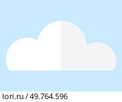Cloud vector illustration. The skys canvas transforms as cumulus clouds weave story changing seasons Cloudy weather adds air mystery, veiling high sky in atmospheric beauty. Cloud. Fluffy clouds cascade, forming heavenly waterfall in vast expanse sky. Стоковая иллюстрация, агентство Ingram Publishing / Фотобанк Лори