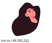 People faces vector illustration. Peoples faces are reflection their inner thoughts and emotions Icons can be used to represent people from different ethnic backgrounds and cultures Portrait. People faces. Portrait paintings capture unique characteristics and personalities individuals. Стоковая иллюстрация, агентство Ingram Publishing / Фотобанк Лори