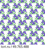 Seamless pattern flowers vector illustration. The botany inspired art piece celebrated intricate details and patterns found in vegetative forms The seamless pattern flowers served as metaphor. Seamless pattern flowers. The seamless pattern flowers concept explored interconnectedness all living things. Стоковая иллюстрация, агентство Ingram Publishing / Фотобанк Лори