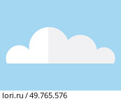Cloud vector illustration. Seasonal variations manifest in cloudscape, each cloud telling unique story Cloud metaphors enrich narrative nature, creating poetic dance in sky. Cloud. Fluffy clouds decorate heavens, contributing to ever-changing cloudscape. Стоковая иллюстрация, агентство Ingram Publishing / Фотобанк Лори
