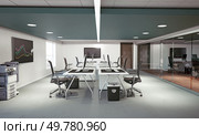 modern office interior, 3d rendering concept design. modern office interior, Стоковое фото, агентство Ingram Publishing / Фотобанк Лори
