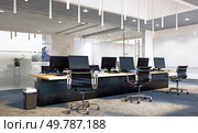 modern office interior, 3d rendering concept design. modern office interior, Стоковое фото, агентство Ingram Publishing / Фотобанк Лори