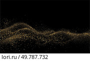 Abstract shiny Gold Glitter design element. For New Year, Merry Christmas, Birthday and Wedding greeting card and invitation design. Abstract shiny gold glitter design element. For New Year, Merry Christmas greeting card design. Стоковая иллюстрация, агентство Ingram Publishing / Фотобанк Лори