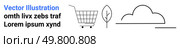 Shopping cart, tree, and cloud symbolizing eco-friendly retail and sustainability. Ideal for e-commerce, ecological branding, sustainability, environment-themed campaigns, green marketing, online. Shopping Cart with Tree and Cloud Elements for Eco-Friendly Online Retail Concept. Стоковая иллюстрация, агентство Ingram Publishing / Фотобанк Лори