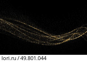 Vector Abstract shiny Gold Glitter design element. Golden sparkly shimmer Dust Splash. For New Year, Merry Christmas, Birthday and Wedding greeting card and invitation design. Abstract shiny gold glitter design element. For New Year, Merry Christmas greeting card design. Стоковая иллюстрация, агентство Ingram Publishing / Фотобанк Лори