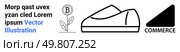 Futuristic shoe outline, blockchain growth with Bitcoin symbol, and a triangle representing commerce. Ideal for e-commerce, blockchain technology, cryptocurrency, fashion retail, digital marketing. Modern E-commerce Essentials Futuristic Shoe, Blockchain, and Commerce Growth Symbolism. Стоковая иллюстрация, агентство Ingram Publishing / Фотобанк Лори