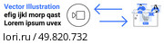 Circular video icon and shopping cart imagery connected by arrows showcasing content dissemination. Ideal for digital marketing, content creation, e-commerce, online collaboration, media sharing. Digital Content Sharing Concept with Video Icon and E-commerce Elements. Стоковая иллюстрация, агентство Ingram Publishing / Фотобанк Лори