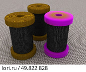 bobbins. 3d. Стоковое фото, агентство Ingram Publishing / Фотобанк Лори