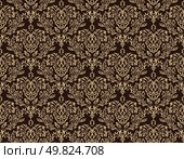 Abstract damask seamless background for design use. Стоковая иллюстрация, агентство Ingram Publishing / Фотобанк Лори