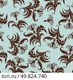 Floral seamless background for yours design use. For easy making seamless pattern just drag all group into swatches bar, and use it for filling any contours. Стоковая иллюстрация, агентство Ingram Publishing / Фотобанк Лори