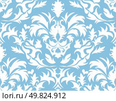 Damask seamless background for yours design use. For easy making seamless pattern just drag all group into swatches bar, and use it for filling any contours. Стоковая иллюстрация, агентство Ingram Publishing / Фотобанк Лори