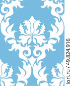 Damask seamless background for yours design use. For easy making seamless pattern just drag all group into swatches bar, and use it for filling any contours. Стоковая иллюстрация, агентство Ingram Publishing / Фотобанк Лори
