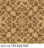 Damask seamless background for yours design use. For easy making seamless pattern just drag all group into swatches bar, and use it for filling any contours. Стоковая иллюстрация, агентство Ingram Publishing / Фотобанк Лори