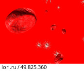 virus in human blood. 3d. Стоковое фото, агентство Ingram Publishing / Фотобанк Лори