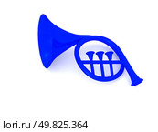musical instrument horn.3d. Стоковое фото, агентство Ingram Publishing / Фотобанк Лори