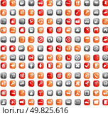 Biggest collection of different icons for using in web design. Стоковая иллюстрация, агентство Ingram Publishing / Фотобанк Лори