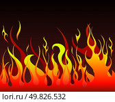 Inferno fire vector background for design use. Стоковая иллюстрация, агентство Ingram Publishing / Фотобанк Лори