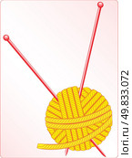vector clew thread knitting tangle. Стоковая иллюстрация, агентство Ingram Publishing / Фотобанк Лори