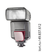 Photo flash isolated on a white background. Стоковое фото, агентство Ingram Publishing / Фотобанк Лори