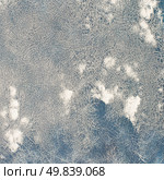 Closeup detail of blue cracked texture background. Стоковое фото, агентство Ingram Publishing / Фотобанк Лори