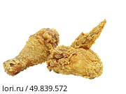 crispy and spicy fried chicken wing and drumstick. Стоковое фото, агентство Ingram Publishing / Фотобанк Лори