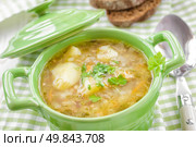 Buckwheat soup. Стоковое фото, агентство Ingram Publishing / Фотобанк Лори
