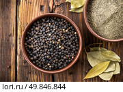 Black pepper. Стоковое фото, агентство Ingram Publishing / Фотобанк Лори