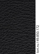 Natural qualitative black leather texture. Close up. Стоковое фото, агентство Ingram Publishing / Фотобанк Лори