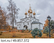 Собор Рождества Пресвятой Богородицы, Солотчинский монастырь, Солотча, Рязанская область. Стоковое фото, фотограф Татьяна Сафронова / Фотобанк Лори