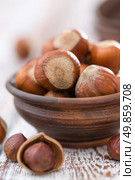Hazelnuts. Стоковое фото, агентство Ingram Publishing / Фотобанк Лори
