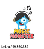 monster character vector graphic art design illustration. Стоковая иллюстрация, агентство Ingram Publishing / Фотобанк Лори