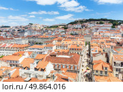 Cityscape of Lisbon capital city of Portugal. Стоковое фото, агентство Ingram Publishing / Фотобанк Лори