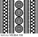 native american pattern vector graphic art illustration. native american pattern. Стоковая иллюстрация, агентство Ingram Publishing / Фотобанк Лори