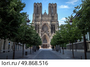 Cathedral Notre Dame in Reims, France. Стоковое фото, агентство Ingram Publishing / Фотобанк Лори