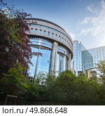 European Parliament - Brussels, Belgium. Стоковое фото, агентство Ingram Publishing / Фотобанк Лори