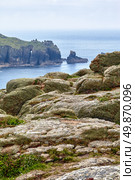 The view of Dr Syntax's Head at Land’s End. Cornwall. England. Great Britain (2009 год). Стоковое фото, фотограф Сергей Пристяжнюк (Serg Zastavkin) / Фотобанк Лори