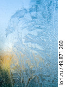 ice on a window. Стоковое фото, агентство Ingram Publishing / Фотобанк Лори