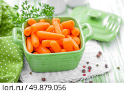 baby carrot. Стоковое фото, агентство Ingram Publishing / Фотобанк Лори