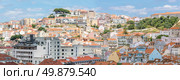 Panorama of Cityscape of Lisbon capital city of Portugal. Стоковое фото, агентство Ingram Publishing / Фотобанк Лори
