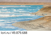 Vatnajokull Glacier Jokulsarlon lagoon Iceland. Стоковое фото, агентство Ingram Publishing / Фотобанк Лори
