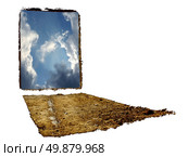 Window to unknown. Element of design. Стоковое фото, агентство Ingram Publishing / Фотобанк Лори